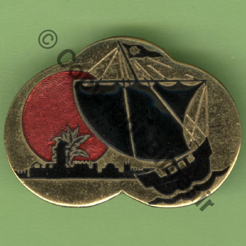 A1048 1954+ NH CDT.AIR BA.188 GAMOM.88 DJIBOUTI VAG NOIR  DrP+Past Dos lisse Marque droit AIR DJIBOUTI Email relief Src.Y.GENTY 